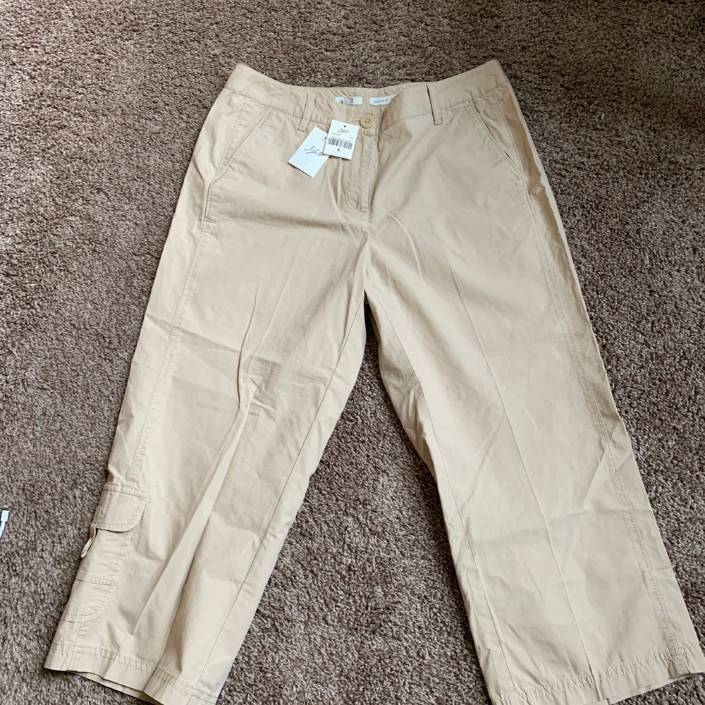 J.Jill Cargo Crop Pants - NWT
